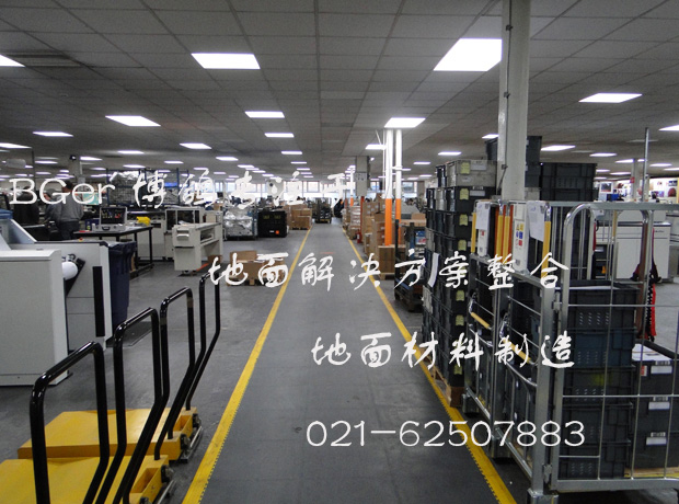 工廠車間走道、叉車道耐磨工業(yè)地磚：車間中間通道鋪設(shè)