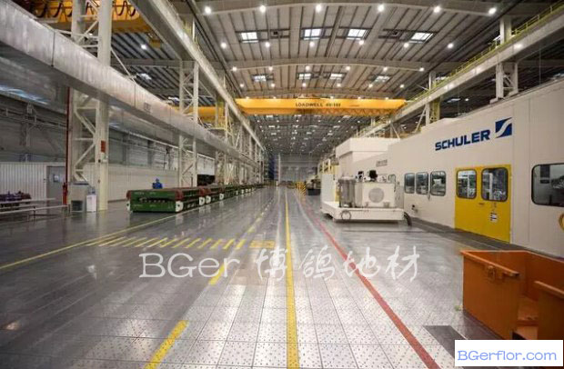 重型工業制造工廠地板地面處理 機械 汽車工廠 電廠 工業車間鋼地板地面鋪設材料-2